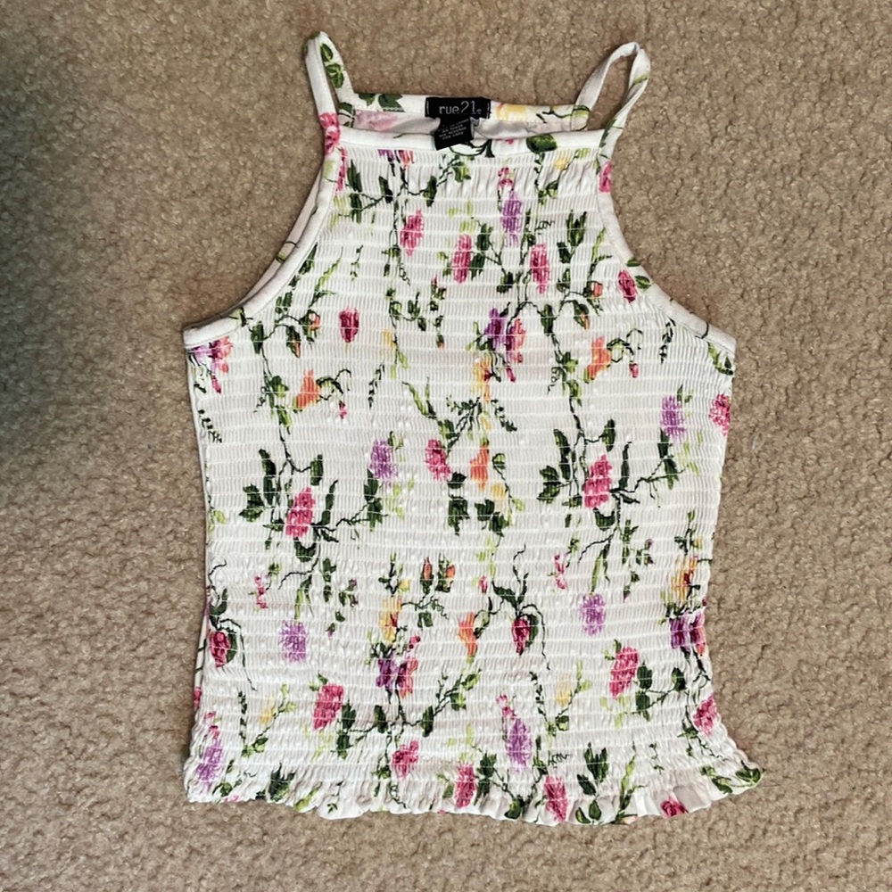 rue 21 floral shirt size xs
